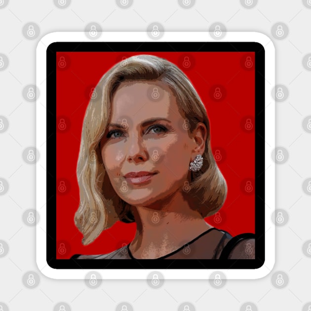 Charlize Theron Magnet by oryan80