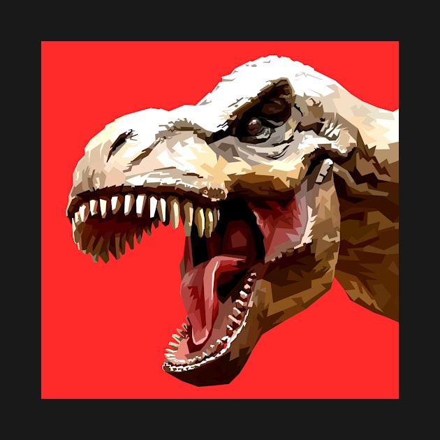 Red T-Rex by osfe