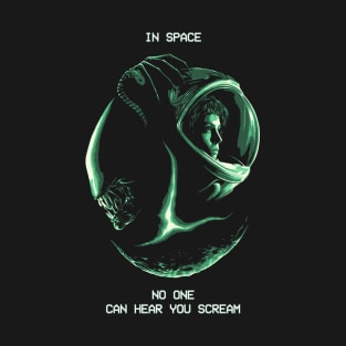 Alien Ripley Space Scream T-Shirt