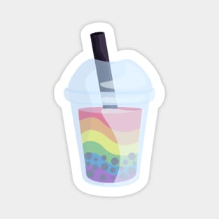 LGBTQ Kawaii Bubble Tea Magnet