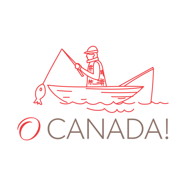 Oh Canada - Fishing by SWON Design