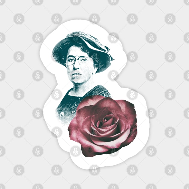 Emma Goldman, a Feminist & Social Justice Activist Magnet by JMM Designs