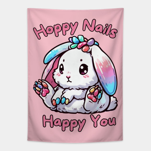 Bunny nail designer Tapestry by Japanese Fever