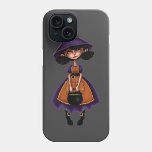 Lil Witch's Cauldron Halloween Phone Case