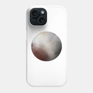 Pluto planet sticker Phone Case