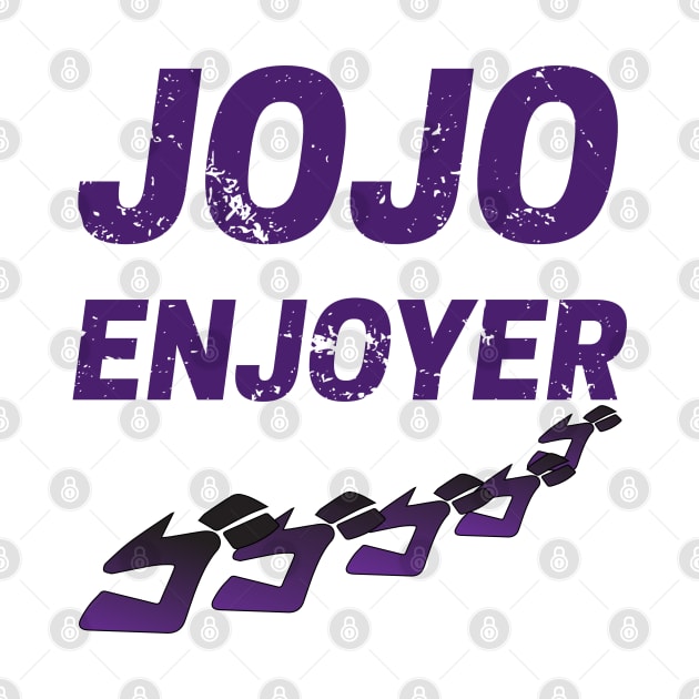 jojo enjoyer text with menacing effect by ijjul