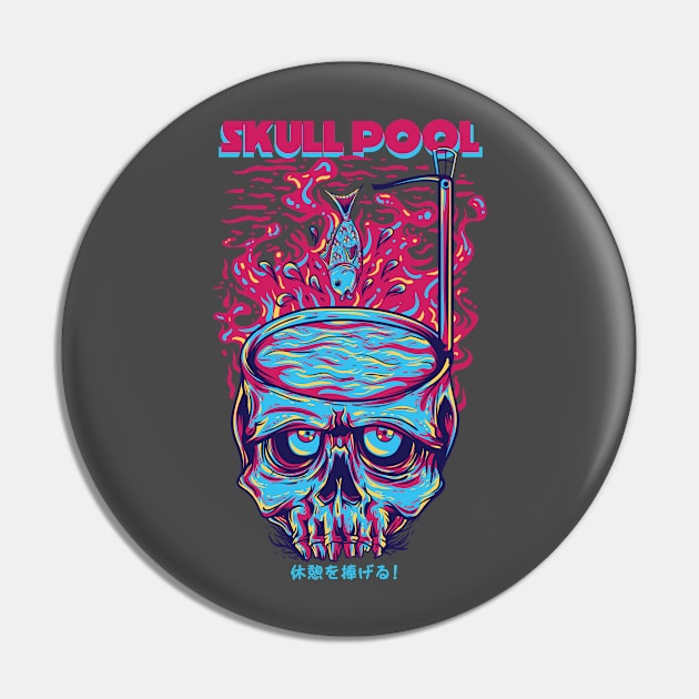 Skull Pool Pin by StarlightDesigns