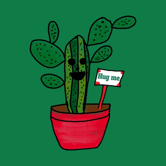 cactus plant hug me by Medcomix