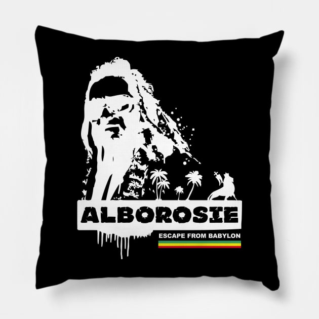 Escape From Babylon Pillow by Krispek