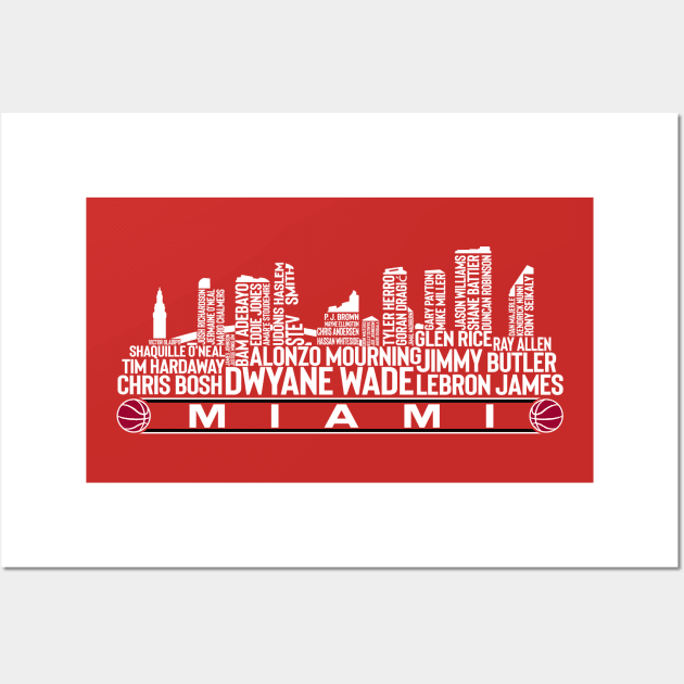 Miami Football Team All Time Legends, Miami City Skyline shi - Inspire  Uplift