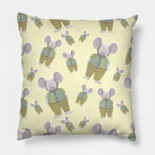 The House Mouse by Kate VanFloof Pillow