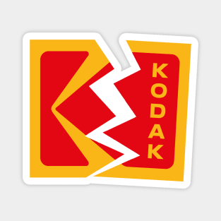 kodak crack logo Magnet