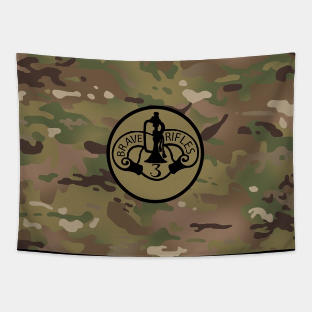 3rd Cavalry Regiment Tapestry by Jared S Davies