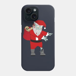 Scary Funny Dabbing Zombie Santa Claus Halloween Christmas Gift Phone Case