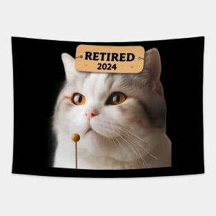 2024 Not My Problem Anymore: Cute Old Cat Retires Tapestry