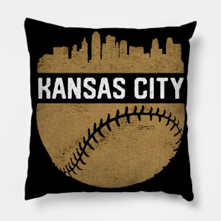 Kansas City Baseball Pillow