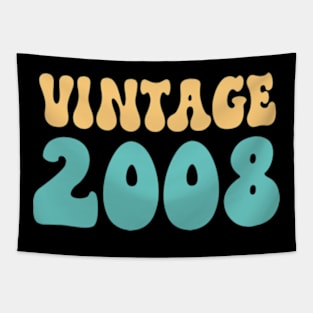 groovy 2008 birthday retro Tapestry