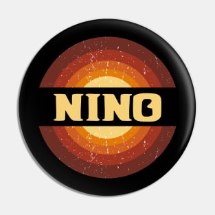 Vintage Proud Name Nino Anime Gift Circles Pin