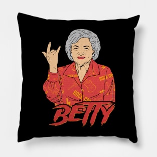 betty ready to rock Pillow