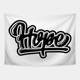 hope hand lettering Tapestry