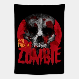 Halloween Design | Trick A Zombie Tapestry