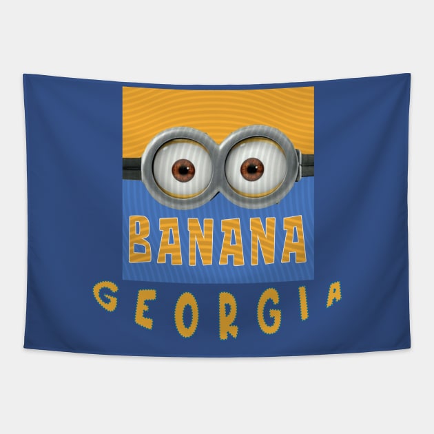 MINIONS USA GEORGIA Tapestry by LuckYA