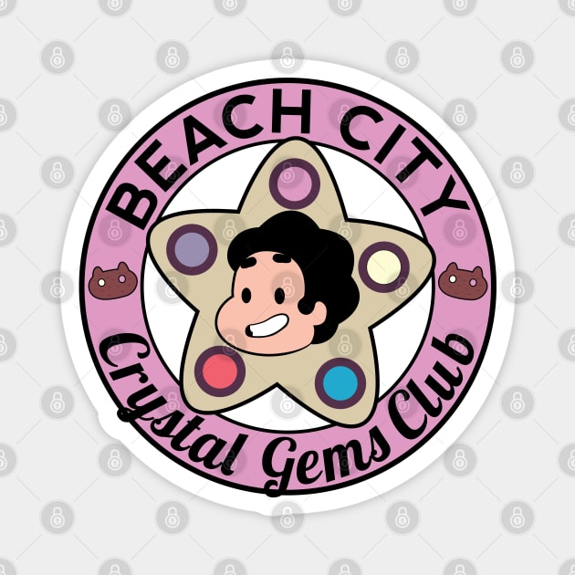 Beach City Crystal Gems Club Magnet by andsteven