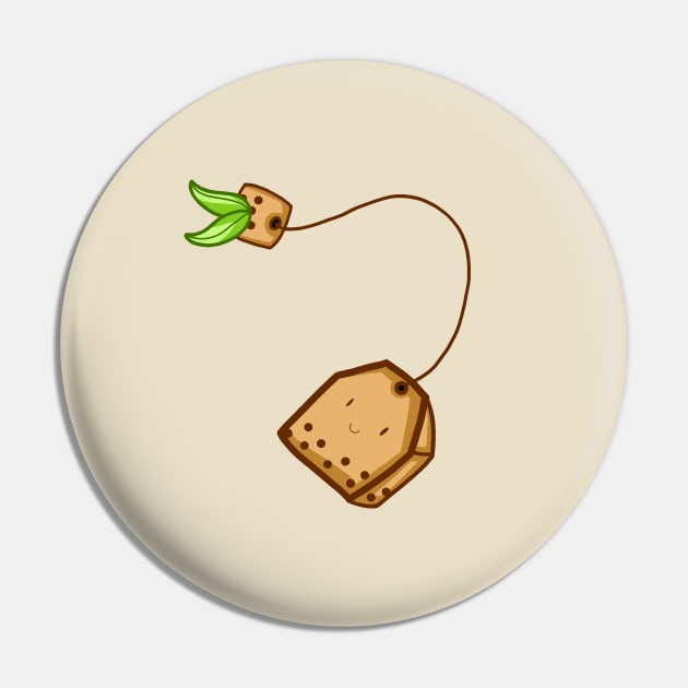 Boba Milk Teabag Pin by aishiiart