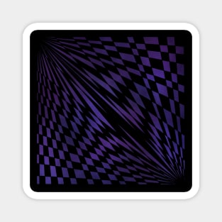 Optical Illusion in Purple Magnet