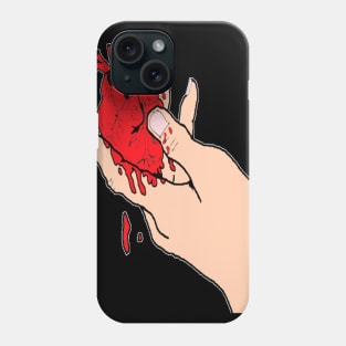 Heart in hand Phone Case