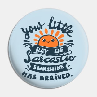 funny slogan your little ray of sarcastic sunshine has arrived Pin