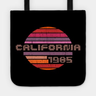 California vintage computer video game 1985 logo distressed Tote