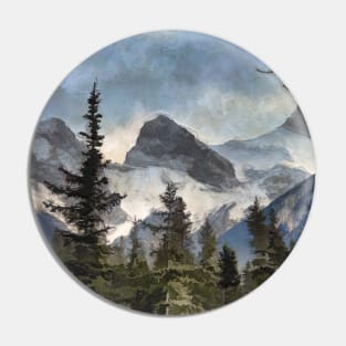 The Three Sisters - Canadian Rocky Mountains Pin