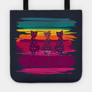 Rainbow Cats Tote