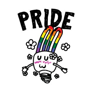 Free to love light bulb pride T-shirt for LGBTQ T-Shirt