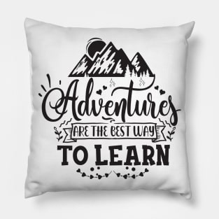 Cute Camping Design Pillow