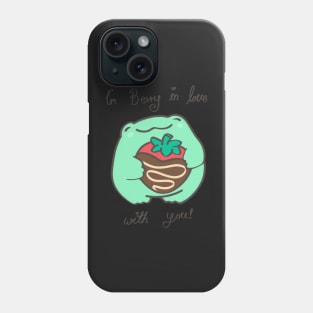 I’m berry in love with you frog valentine Phone Case