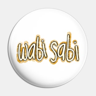 Wabi Sabi Graphic Pin