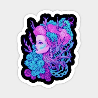 Blue Posy Spring Dryad Magnet