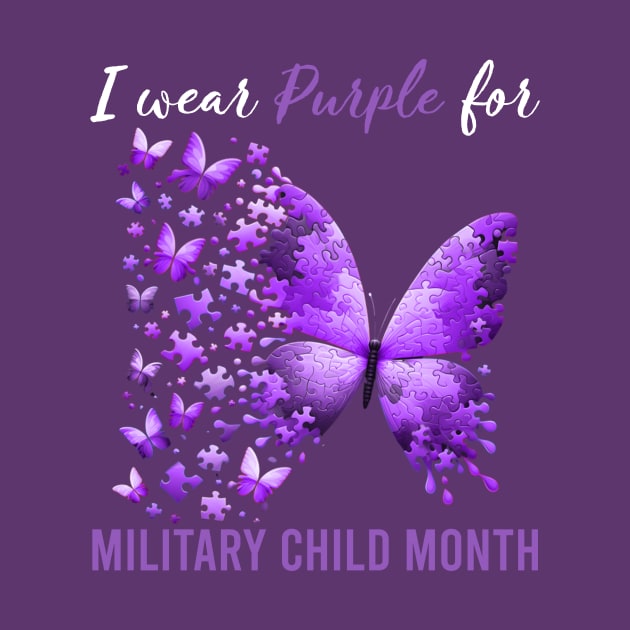 Purple Up For Military Kids Military Child Month, In April We Wear Purple by kumikoatara