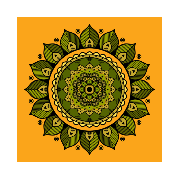 Floral Mandalas 212 (Style:2) by luminousstore