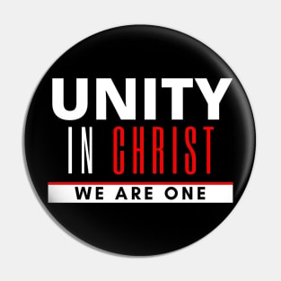 Unity in Christ We Are One Christian Design Pin