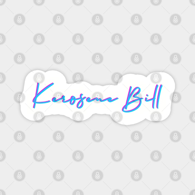 KB: Signature (Cyan) Magnet by KeroseneBill
