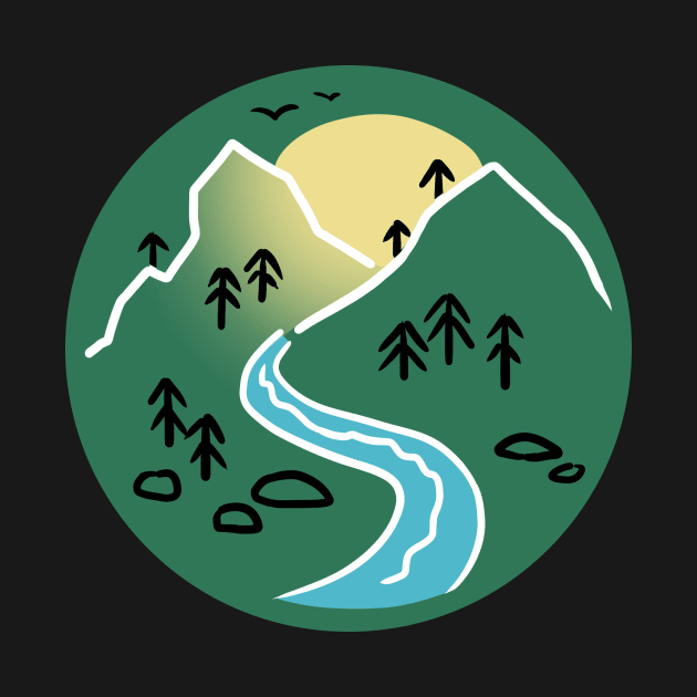 Pacific Northwest Sticker by Isaac Smith Art