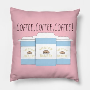 Coffee, coffee, coffee! Pillow