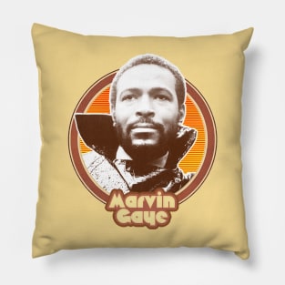 Marvin Gaye Retro Iconic Design Pillow