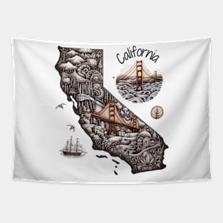 California pride Tapestry