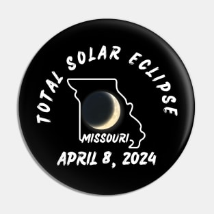 Missouri Total Solar Eclipse 2024 Pin