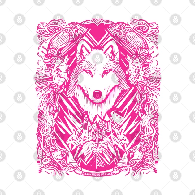 Darkness Pierce Wolf Pink Color by ulunkz