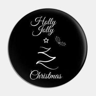 Holly Jolly Christmas Pin